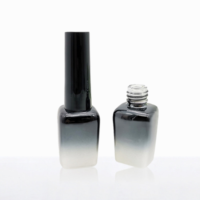 Steigungs-Farbnagellack Mini Bottles Square Shape 7ml 15 ml mit Plastikkappe