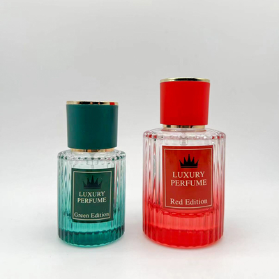 Runde flache Parfüm-Sprühflaschen der Schulter-25ml leeren sich