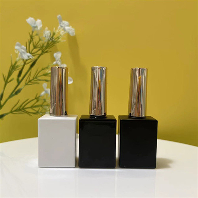 Leere Plastikkappen-kleine Nagellack-Flaschen 12ml 15ml mit Bürste
