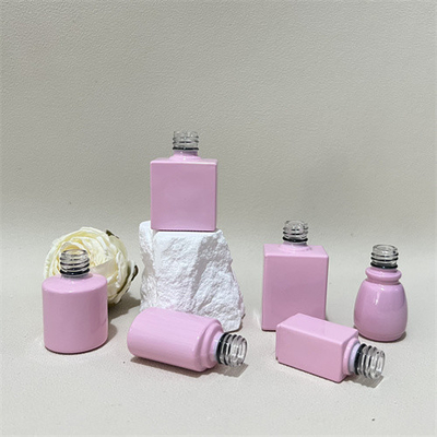 PC-beugen leere Nagellack-Flaschen der Gewohnheits-100 Kappe ringsum Quadrat-Form