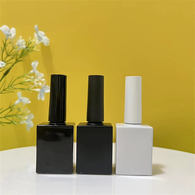 Leck-Beweis 8ml 10ml Nagellack-Flaschenglas galvanisierte silbernes